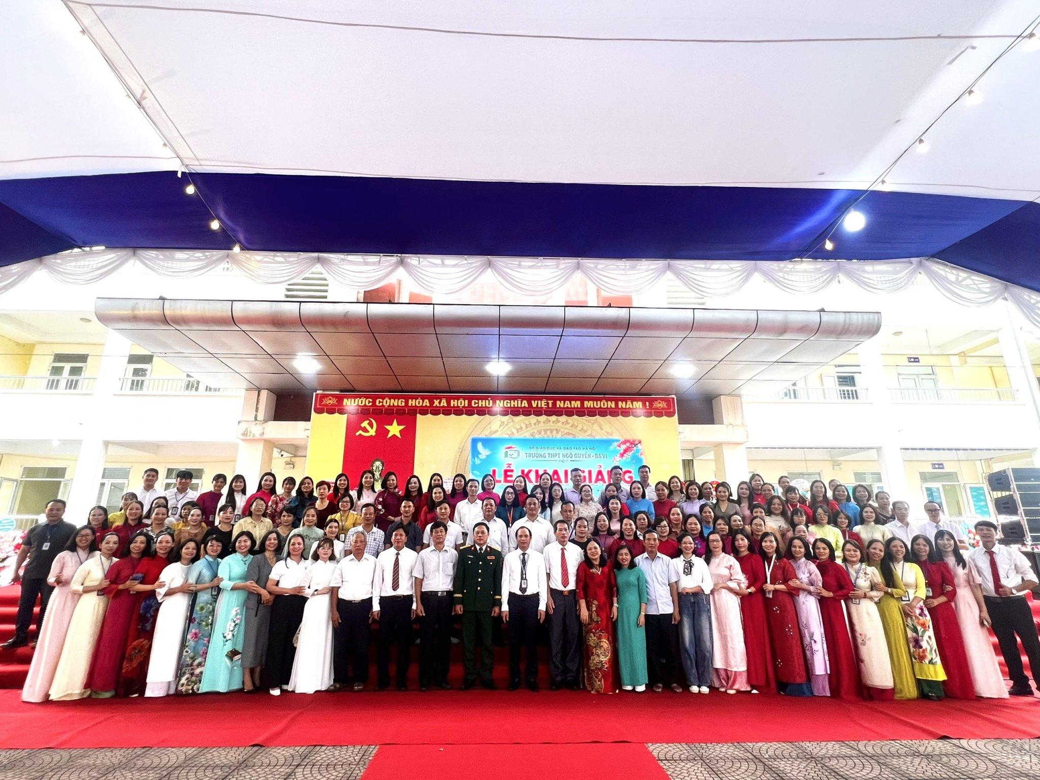 Lễ Khai giảng năm học 2026 - 2027 Trường THPT Ngô Quyền-Ba Vì