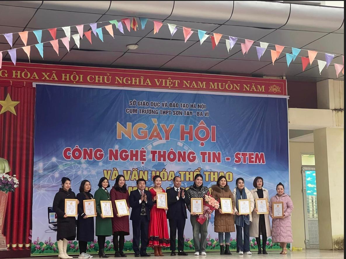 Ngày hội công nghệ thông tin Stem và văn hóa thể thao cụm Sơn Tây - Ba Vì